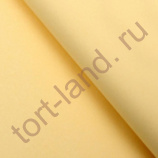 Бумага упаковочная тишью, светло-желтый, 50 х 66 см
