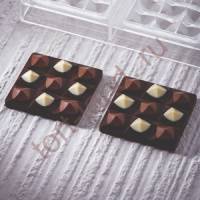 Форма для шоколадных плиток МУЛЕН МИНИ (6 ячеек)