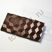  Форма для шоколада "Плитка Кубики"
