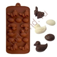 Форма для шоколада силиконовая ПАСХАЛЬНАЯ