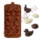 Форма для шоколада силиконовая ПАСХАЛЬНАЯ
