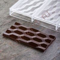 Форма для шоколадных плиток ГЕКСА (3 ячейки)