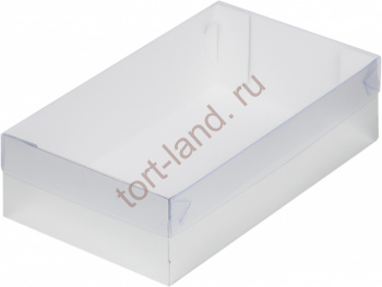 Коробка для зефира 250*150*70 мм БЕЛАЯ – «Тортленд»