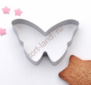 Форма для вырезания печенья «Бабочка», 7×5,5×2 см – «Тортленд»