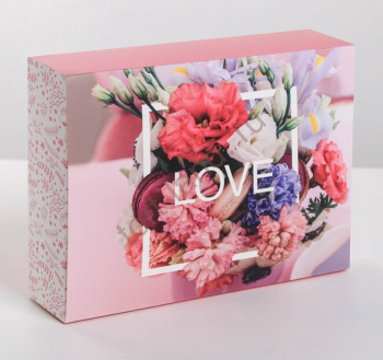 Коробка для сладостей LOVE , 20 × 15 × 5 см – «Тортленд»
