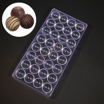 Форма для шоколада (поликарбонат) EMISFERO 32, Bake ware – «Тортленд»