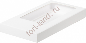 Коробка под шоколадную плитку 160*80*17 мм БЕЛАЯ – «Тортленд»