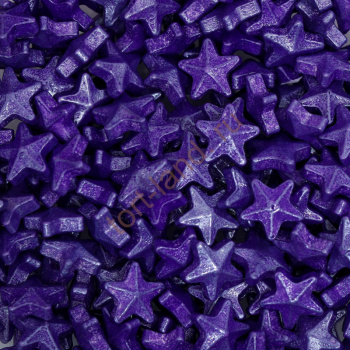 Кондитерская посыпка «Чарующая звездочка", фиолетовая 50 г – «Тортленд»