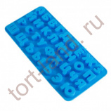 Форма силиконовая для шоколада "Русский алфавит" 12*24 см 33 буквы