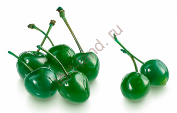 Черешня КОКТЕЙЛЬ с веточкой зеленая (0.95 кг) – «Тортленд»