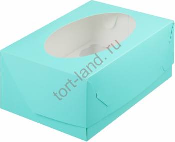 Коробка для капкейков на 6 ячеек ТИФФАНИ – «Тортленд»