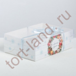 Коробка на 6 капкейков Happy New Year, 23 × 16 × 7.5 см