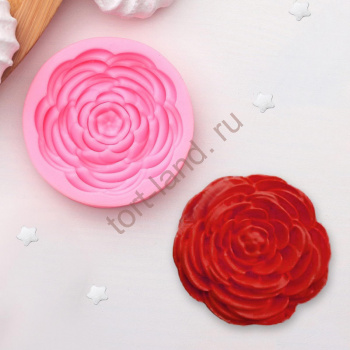 Молд силиконовый «Прекрасная роза», 5,7×5,7 см – «Тортленд»