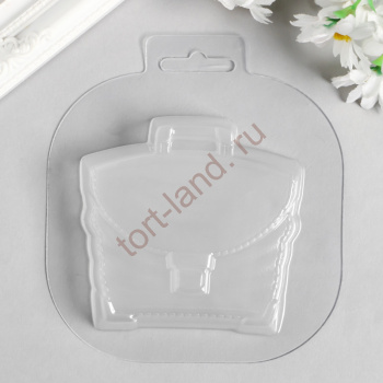 Пластиковая форма "Портфель" 8,5х9 см – «Тортленд»
