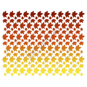 Вафельные Осенние листья цветные, 15 шт – «Тортленд»