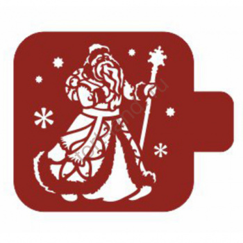 Трафарет кондитерский "Дед Мороз" 9 см – «Тортленд»