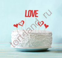 Набор для украшения торта LOVE