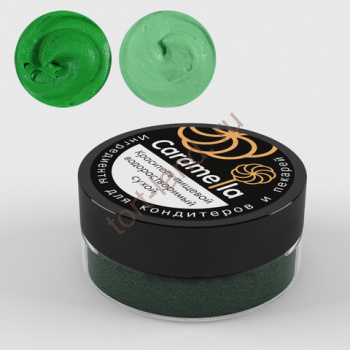  Краситель сухой водорастворимый Caramella Темно-зеленый 20 гр – «Тортленд»