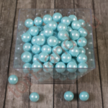 Сахарные шарики Голубые перламутровые 10 мм, 50 гр