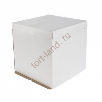 Коробка для торта белый 500х500х500 мм – «Тортленд»