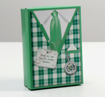 Подарочная коробка "Пусть все, что казалось мечтой, сбудется", зелёная, 21 х 15 х 5,7 см – «Тортленд»