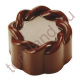 Форма для шоколадных конфет ПРАЛИНЕ плетение (21 ячейка) 