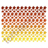 Вафельные Осенние листья цветные, 15 шт