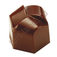 Форма для шоколадных конфет ПРАЛИНЕ шестигранник (21 ячейка) 