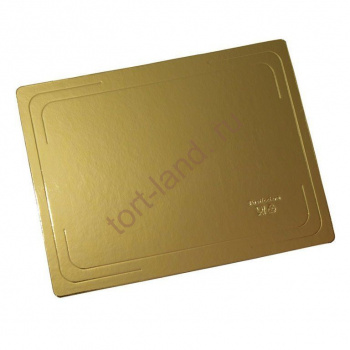 Подложка 2-х сторон. 1,5 мм золото/жемчуг 30*40 см – «Тортленд»