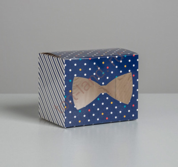 Коробочка для сладостей «Стильная», 10 × 8 × 7 см – «Тортленд»