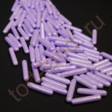 Посыпка MIXIE 3D ПАЛОЧКИ фиолетовые перламутровые, 50 гр