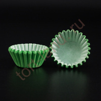 Капсулы для конфет Зеленая 30*23 мм (20 шт)