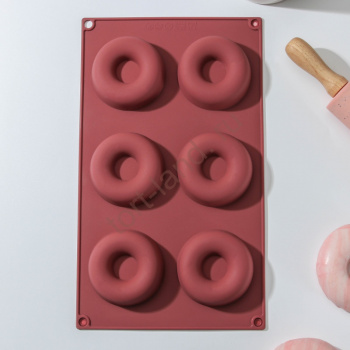 Форма для выпечки «Сладости.Пончики», 29×17 см – «Тортленд»