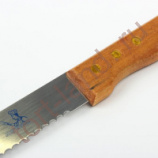 Нож для бисквита 25 см с широкими зубчиками, дер.ручка