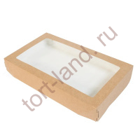 Коробка для печенья и пряников Tabox 1450 pro 260*150*40 мм КРАФТ