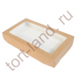Коробка для печенья и пряников Tabox 1450 pro 260*150*40 мм КРАФТ