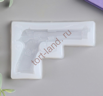 Молд силикон "Пистолет" 1,2х10,5х7,5 см – «Тортленд»