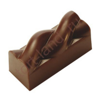 Форма для шоколадных конфет ПРАЛИНЕ косичка (21 ячейка) 