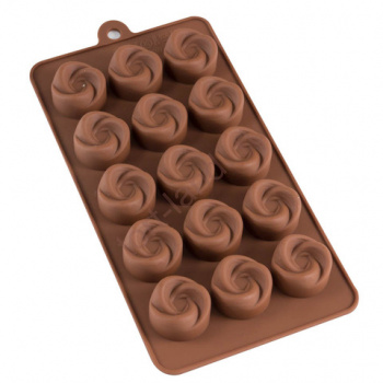 Форма силиконовая для шоколада "Вихрь" – «Тортленд»