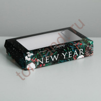 Коробка "HAPPY NEW YEAR", 20х12х4 см
