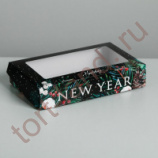 Коробка "HAPPY NEW YEAR", 20х12х4 см