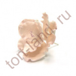 Украшение сахарное "Цветок шиповника Розовый", 6 шт