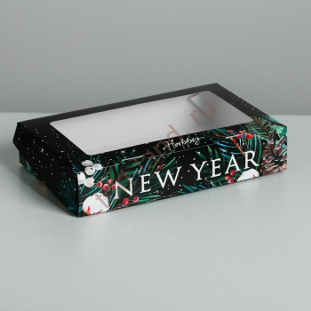 Коробка "HAPPY NEW YEAR", 20х12х4 см – «Тортленд»