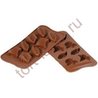Форма для шоколада силиконовая ИЗИ-ШОК листики