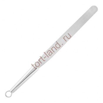 Лопатка кондитерская (палетта) прямая, 30 см, металлическая ручка  – «Тортленд»