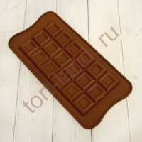 Форма силиконовая для шоколада "Плитка дольки"